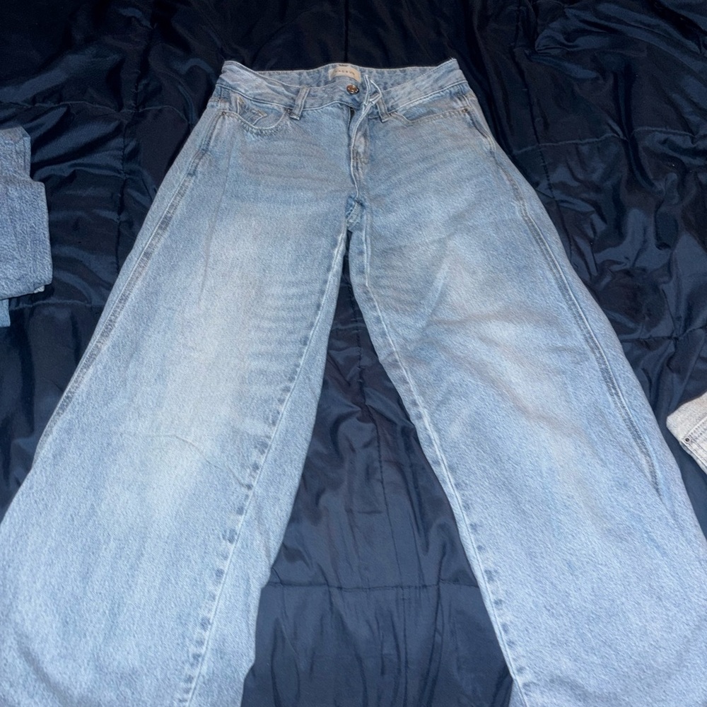 PacSun Light Blue Flare & Wide Leg Jeans